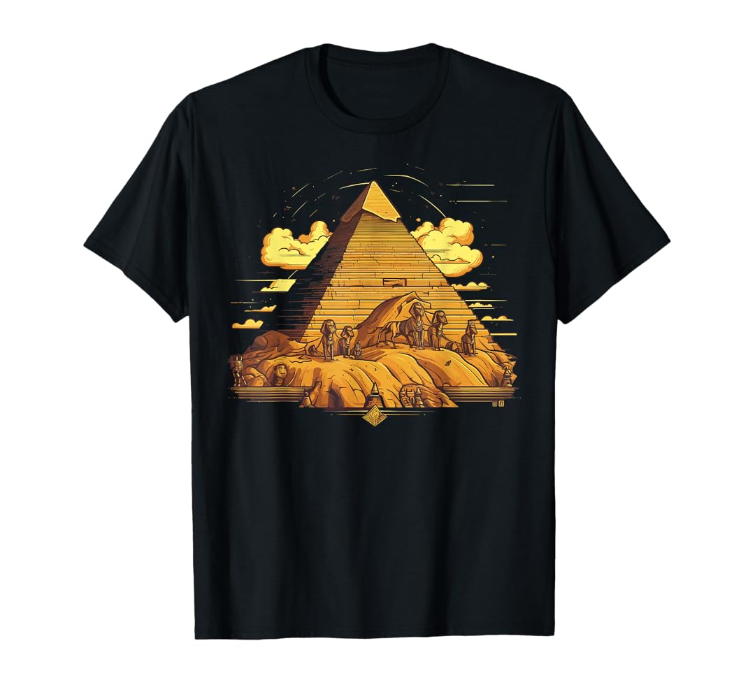 Amazon | エジプト エジプトピラミッド Tシャツ | Tシャツ